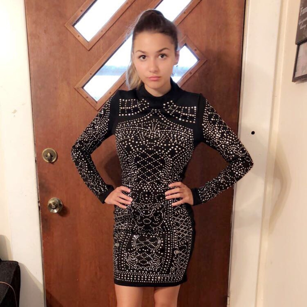 Homecoming dress studded